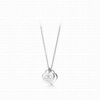 8#Silver Double Crystal